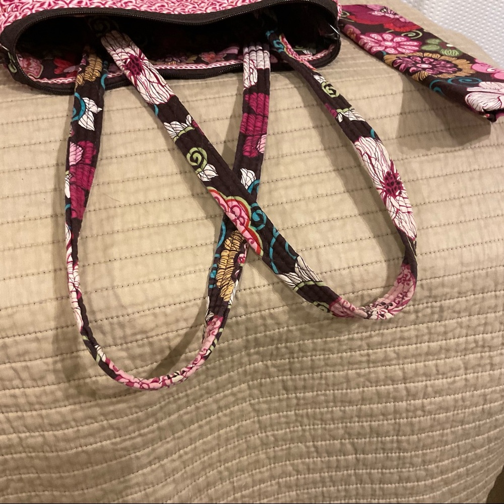 Vera Bradley Small Tote Shoulder Bag - 11”x8.5”x3.5” - Picture 13 of 14